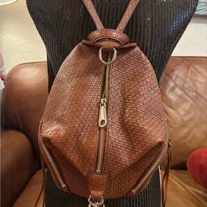 Rebecca Minkoff Julian Backpack purse in Acorn LNWOT